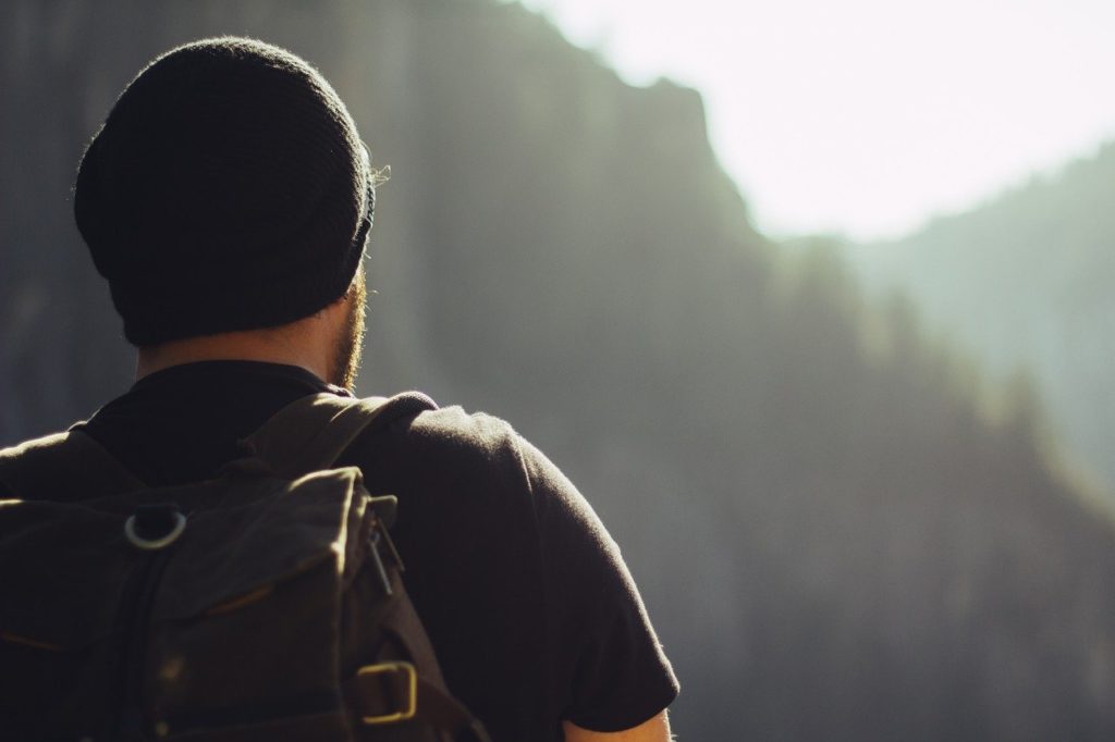 hiking, trekking, mountains